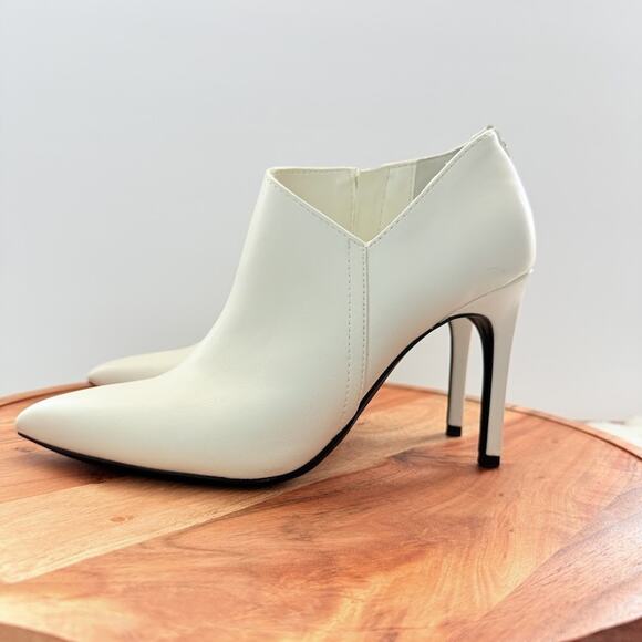 Calvin Klein Ivory Ankle Booties - Picture 4 of 10